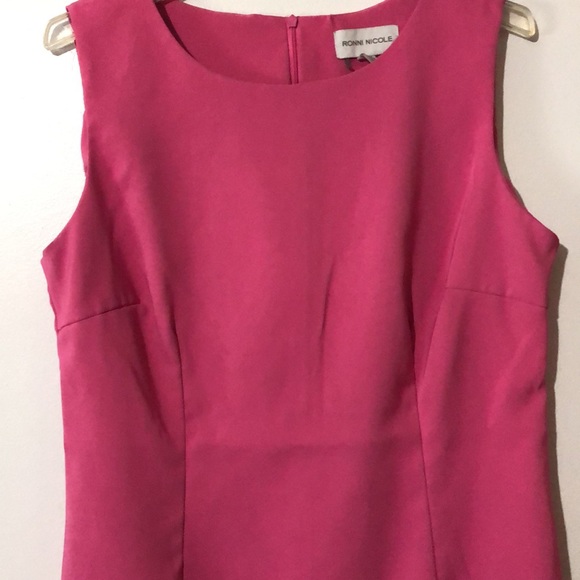 Ronni Nicole Pink Sleeveless Sheath Dress - Picture 2 of 7